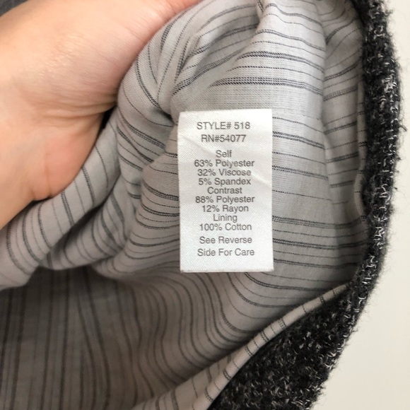 Cabi Over the Moon Tweed Vest Grey Size M #518 - Picture 7 of 8